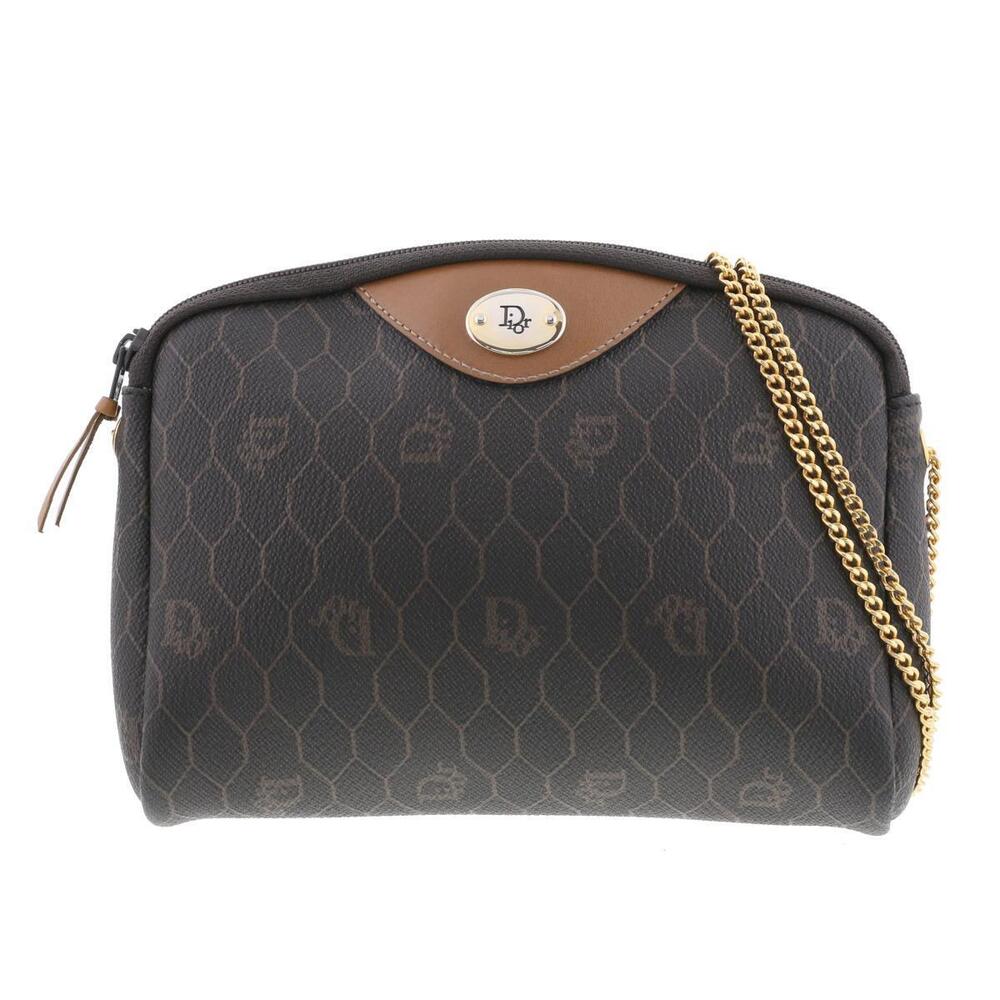 Christian Dior Shoulder Messenger Bag Black